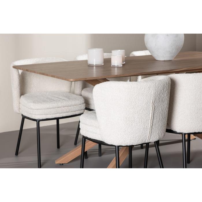 Rektangulär matgrupp Piazza, Agnes