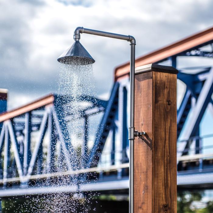 Garden Utedusch Väggfast