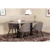 Oval Dining Set Pillan, Velvet