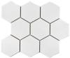 Mosaik Hexa White Gloss 9,5x11