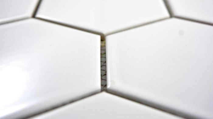 Mosaik Hexa White Gloss 9,5x11