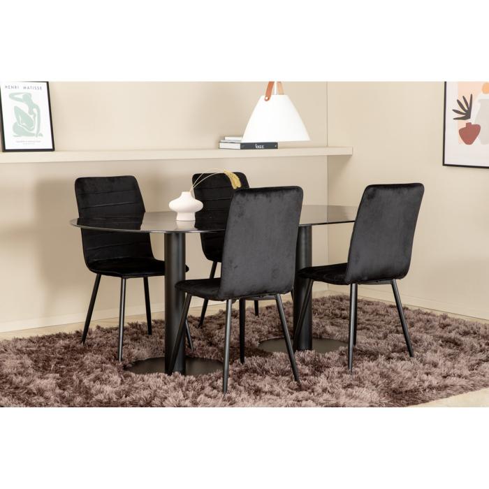 Oval Dining Set Pillan, Windu