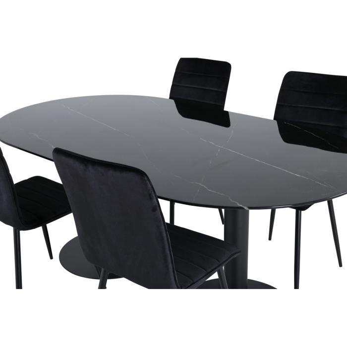 Oval Dining Set Pillan, Windu