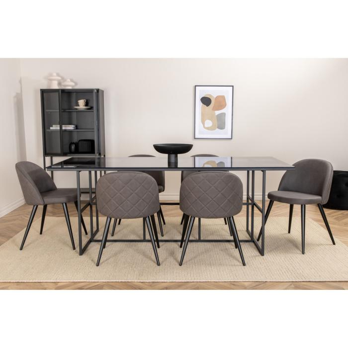 Rektangulär matgrupp Leif, Velvet