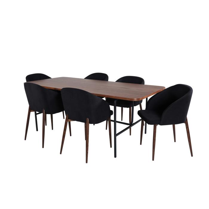 Rektangulär matgrupp Uno, Arch