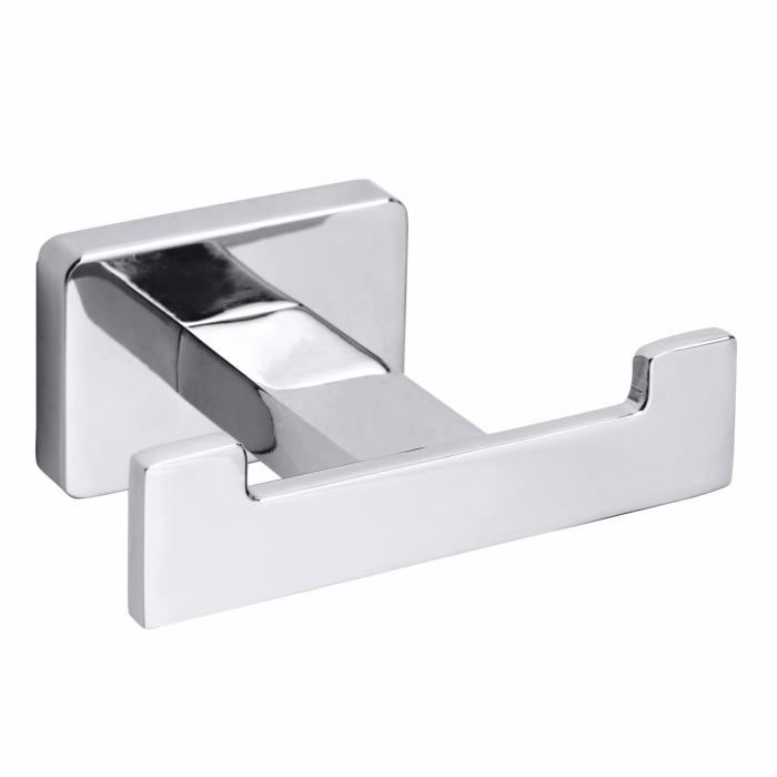 Handdukskrok Angle Dubbel Krom