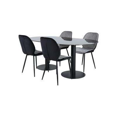 Oval Dining Set Pillan, Emma