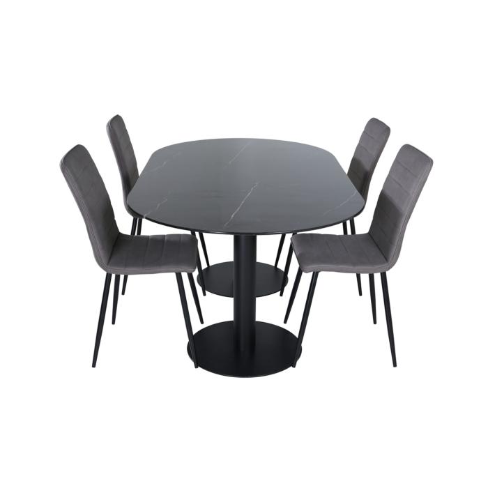 Oval Dining Set Pillan, Windu