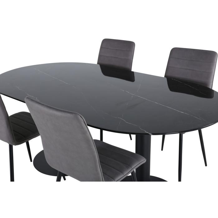 Oval Dining Set Pillan, Windu