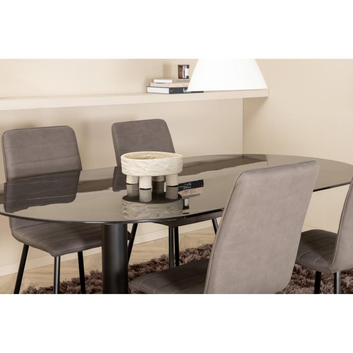 Oval Dining Set Pillan, Windu