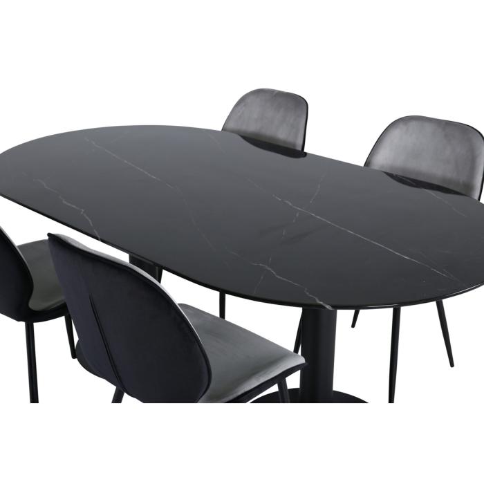 Oval Dining Set Pillan, Emma