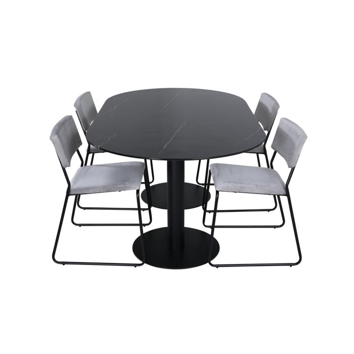 Oval Dining Set Pillan, Kenth