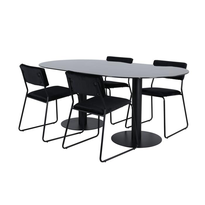 Oval Dining Set Pillan, Kenth