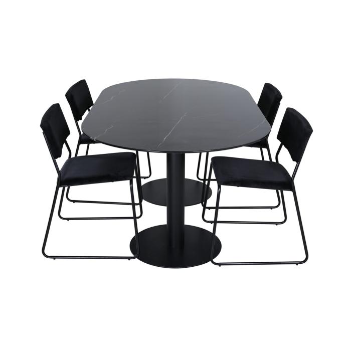 Oval Dining Set Pillan, Kenth