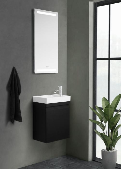 Spegel Level med Belysning & Ljusstyrning