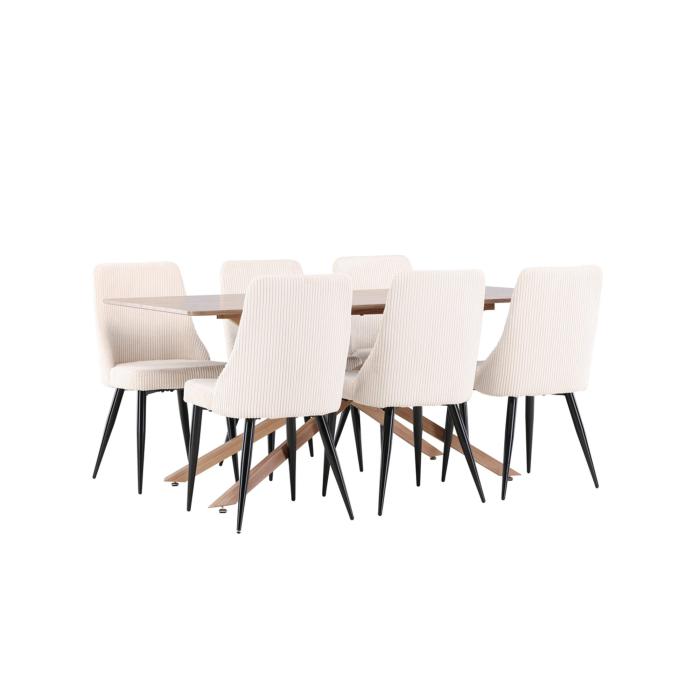 Rektangulär matgrupp Piazza, Leone