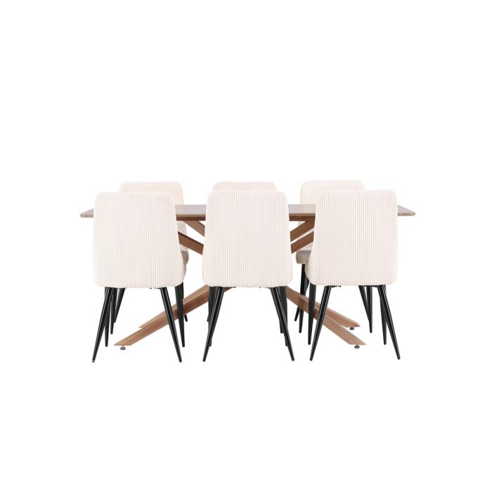 Rektangulär matgrupp Piazza, Leone