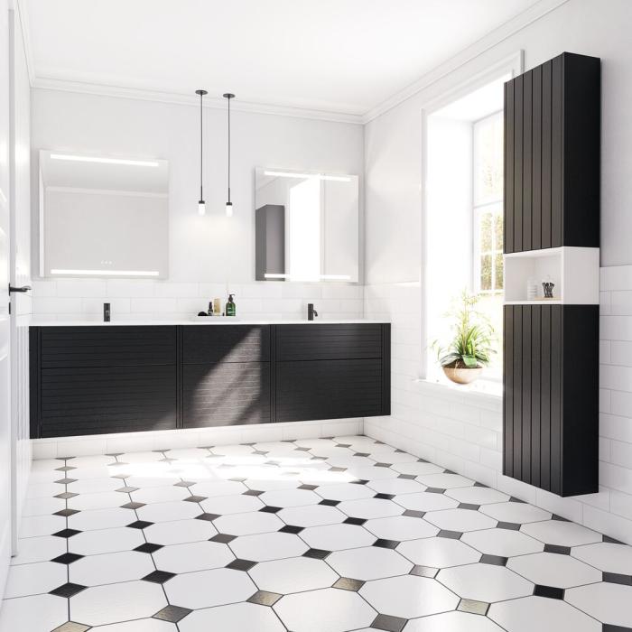 Spegel Level med Belysning & Ljusstyrning