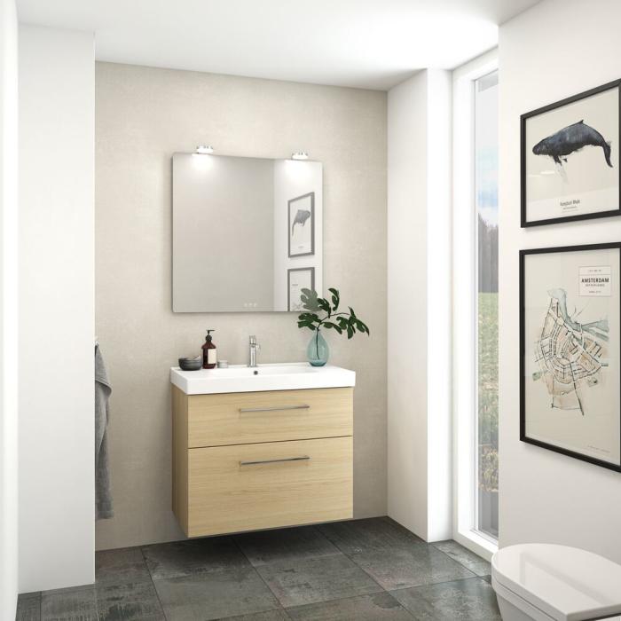 Spegel Soft med Ljusstyrning