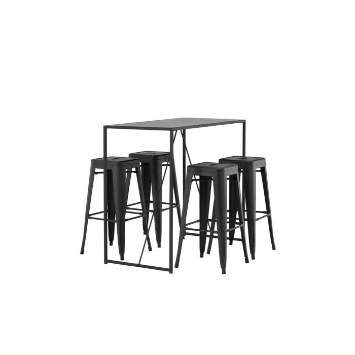 Rektangulär matgrupp Brea, Tempe