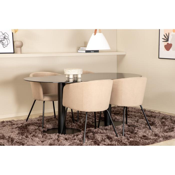 Oval Dining Set Pillan, Berit