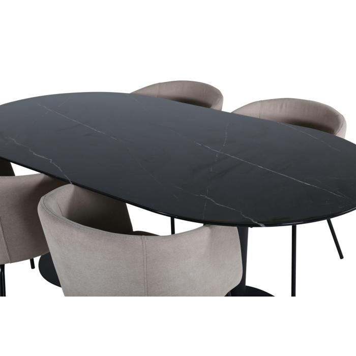 Oval Dining Set Pillan, Berit