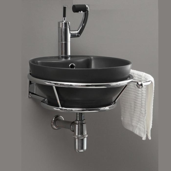 Diamante konsoll i krom höger