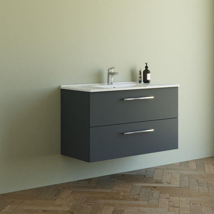 Mido Set, 2 Lådor & Amber Tvättställ