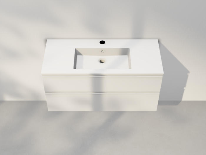 Tvättställ till Kommod VISKAN Stenkomposit