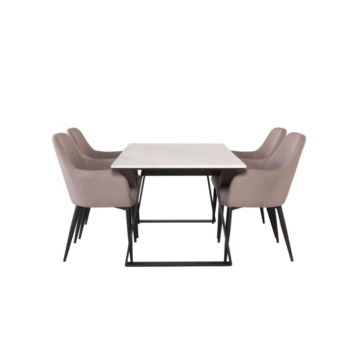 Rektangulär matgrupp Comfort, Estelle