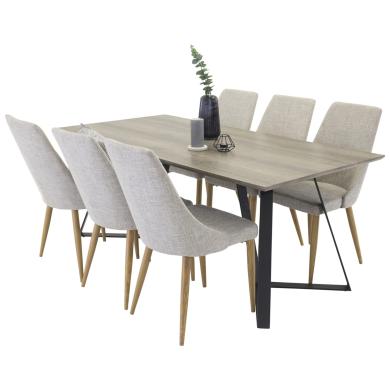 Rektangul&auml;r matgrupp Marina, Leone