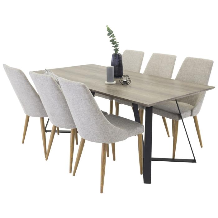 Rektangulär matgrupp Marina, Leone