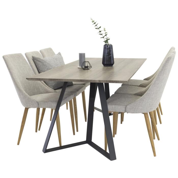 Rektangulär matgrupp Marina, Leone