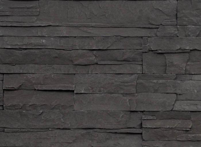 Fasadsten Highland Black m2 (0,65)