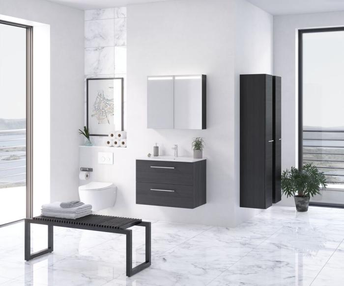 Högskåp Höjd 173cm 1 Lucka Slät Vänster