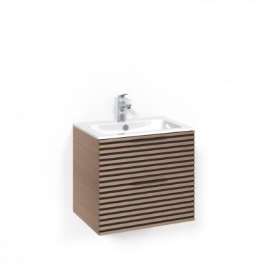 Kommod Crown Stripe med Porslinstvättställ