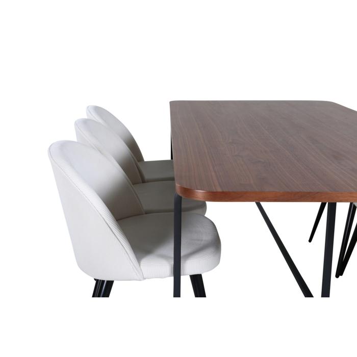 Rektangulär matgrupp Uno, Velvet