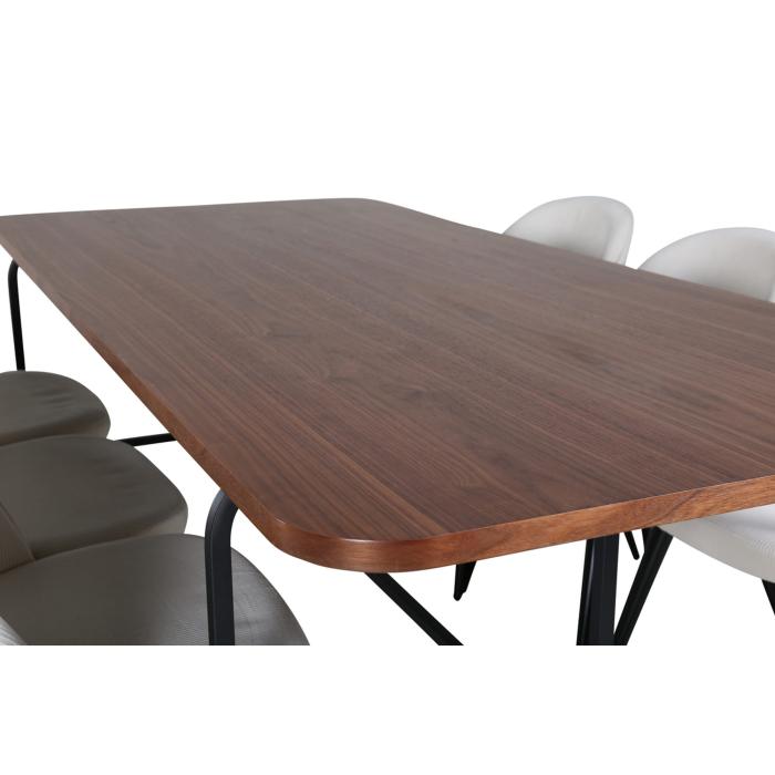 Rektangulär matgrupp Uno, Velvet