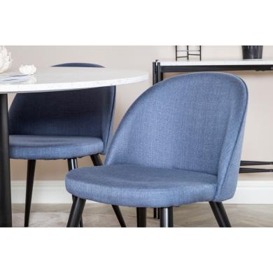 Round Dining Set Razzia, Velvet