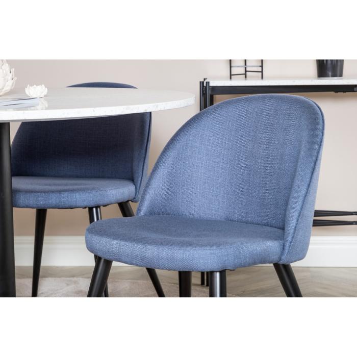 Round Dining Set Razzia, Velvet