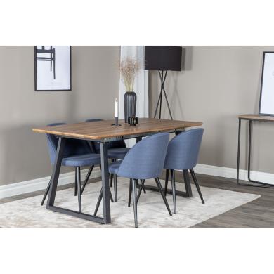 Rectangular Dining Set Inca, Velvet