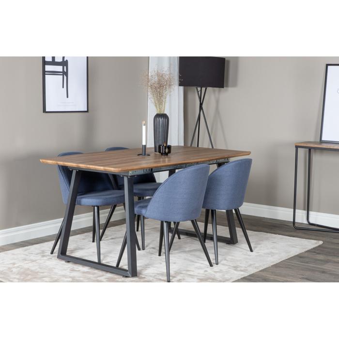 Rectangular Dining Set Inca, Velvet