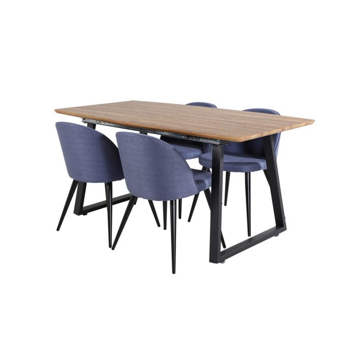 Rectangular Dining Set Inca, Velvet