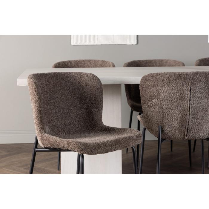 Rektangulär matgrupp Olga, Modesto