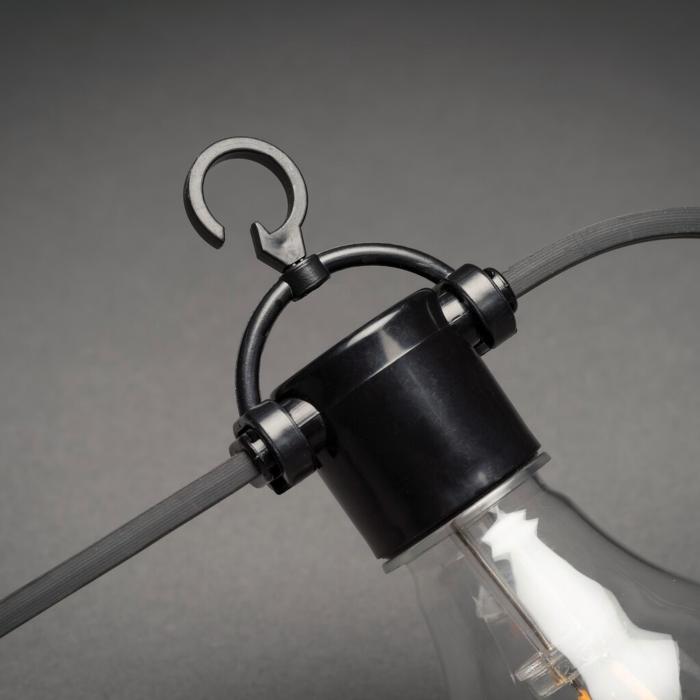 Hängare för Ljusslinga för slingor med platt kabel 10-pack