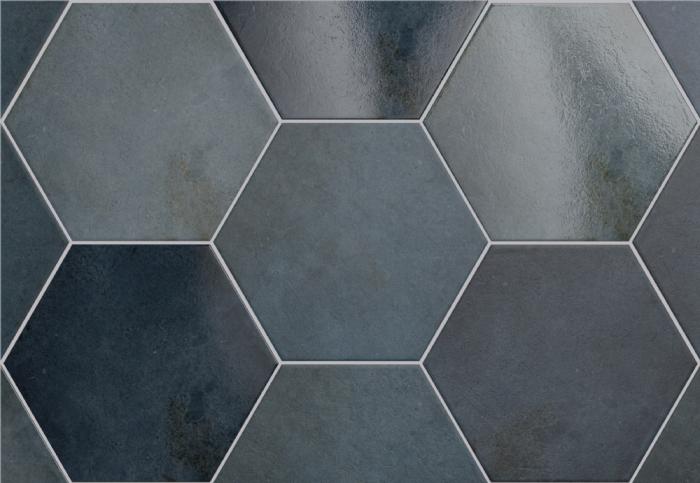 Story indigo hexagon 17,5x20