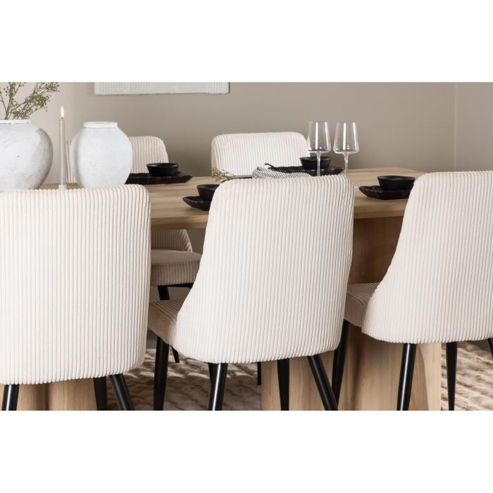 Rektangulär matgrupp Olivia, Leone