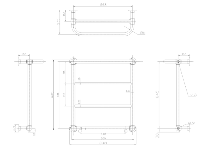 Handdukstork Cleaver-radiator