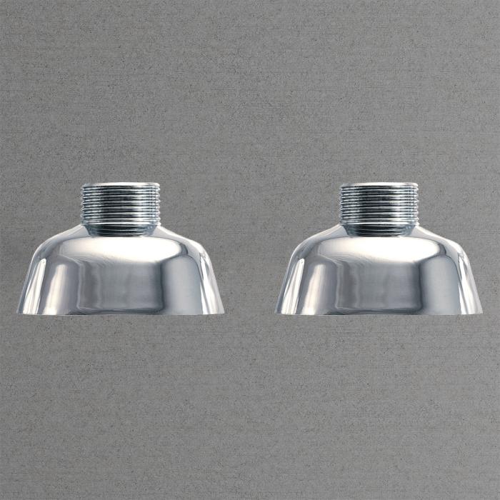 Blandarfäste Exentriskt 150-160cc 15PEX Krom á 2st