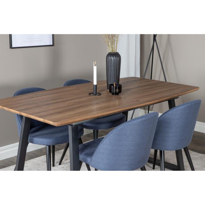 Rectangular Dining Set Inca, Velvet